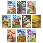 20 in One Fairy & Animal Story Books (Pack of 10 Books) | 200+ Short Stories| 200 Pages Total