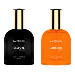 LA' FRENCH Bespoke & Hang Out Perfume Combo For Men -30ml + 30ml | Premium Luxury Long Lasting Fragrance Spray | Eau De Parfum | Ideal For Men | Perfume For Men | Pack Of 2