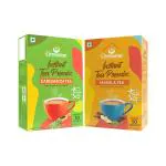 Goodricke Instant Tea Premix - 10 Sachets (Pack of 2) - Cardamom Tea & Masala Tea Combo Pack