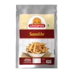 Ghotaram Sankhe Fali Mathri Milk Mathi Khasta Mathari Ready to Eat Snack Indian Namkeen | Mathi Mathri Munchies Travel Friendly Namkeen Snack | Perfect for Tea-Time Savoury Snack-900g*1Pack