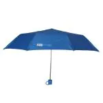 ORANGE 3 Fold Mono Silver Manual Opening Umbrella|Colour:-Blue