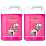 HealHerb Detergent Liquid pink 10 Liter Non Toxic,Eco Freindly Best For Front Load And Top load|Safe For Baby, Biodegradable & Chemical Free Laundry Liquid Pack