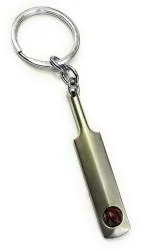 Jdp Novelty Silver Metal Cricket Bat Keychain