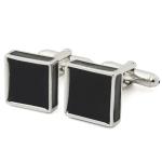 PELUCHE Classy Resin Enamel Cufflinks For Men