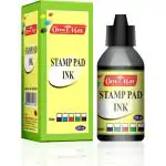 SONI OFFICE MATE Stamp Pad Black Ink-10 Pcs in 1 Box Stamp Pad Ink (100 ml)