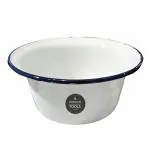 JOHNSON TOOLS White Circular Enamel Bowl 420 g JTEB-25N