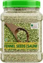 Bliss of Earth Certified Organic Fennel seed ( Saunf) Indian Spice Fresh & Sweet Great for Weight loss | digestive health or Cooking 400gm