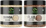 NATURE CONNECT Quinoa and Golden Flax Seeds Gluten Free Rich Source of Zinc and Magnesium - 500 g (pack of 2)
