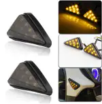 AIRSKY Front, Side LED Indicator Light for Kawasaki, KTM, Honda, Yamaha, Suzuki, Bajaj Ninja, RC 200, RC 390, RD 350, CBR, R1, R15, R15 M, Gixxer SF, Universal For Bike (Yellow)