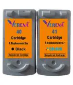 Verena 40 and 41 Ink Cartridge Compatible for Canon PIXMA IP 1200, 1300, 1600, 1700, 1800, 1880, 1900, 2200, 2500, 2600, 6210, 6220, 6310 Printers (Black and Color)