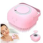 NBS Silicon Massage Bath Brush Hair, Scalp & Bathing Brush For Cleaning Body