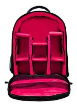 Proudme Pink Nylon, Polyester Dslr Camera Backpack, Lens Accessories Carry Case For All Dslr Cameras