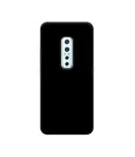 Casotec Solid Black Design 3D Printed Hard Back Case Cover for Vivo V17 Pro