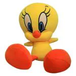 Hug N Feel Soft Toys Yellow Fur Fabric Tweety Soft Toy - 45 cm