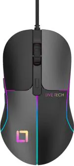 Live Tech Black Wired Gaming Mouse Pad