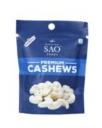 SAO FOODS Roasted & Unsalted Premium Cashews Rs. 20 each (20 small packs of 12 gm each)