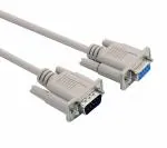 PremiumAV 9 Pin Serial Male to Female Extension Cable Lead DB9 RS232 Serial, 1.2M
