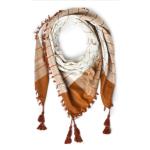 LIFE STYEL Men and Boys Cotton Skin Friendly Shrink Proof |100% Pure Cotton Gamcha | Modern Look Desert Shemagh Scarf | Orange