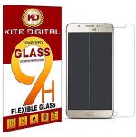Kite Digital Samsung J7 Prime Premium Tempered Glass Screen Protector Slim 9H Hardness 2.5D