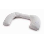 HOMESCAPES C-Shaped Pregnancy Pillow Super Microfibre Filling and 100% Cotton Cover Ideal Nursing, Maternity, Support Body Pillow