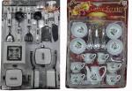 Little More Ss Black, White 22 Peices Kitchen Set For Kids
