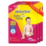 Absorbia Baby Diaper Pants Premium, XXL - 108 Count