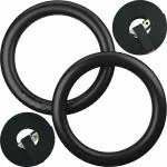REZNOR Olympic Rings, Gymnastic Rings Roman Ring with Buckle Straps, Black