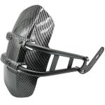SUKICHI Motorcycle Carbon Fibre Tyre Hugger | Rear Fender Mud Flap | Universal Bike Accessories | Stylish Mudguard for Splash Protection | Compatible with All Bikes & Motorcycles
