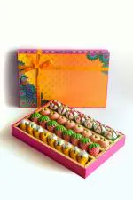 Kesar Sweets | Fruit Shaped Assorted Kaju Sweets Gift Box for All Occasions - 1080 g Handmade Sweets - Pure Desi Ghee Indian Mithai, Sweets Mithai Gifts Box, Fresh Sweets for Family, Friends & Staff
