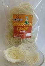 ANUVAN FEEL THE UTSAV Handmade Rice Kurdai/Chawal ki Kurdai/Traditional Rice String Papad-400 GM
