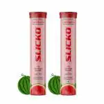 SLICKO Caralluma fimbriata effervescent tablets with multivitamins and multiminerals for natural weight loss, endurance building, energy boost, and overall health support (PACK OF 2)