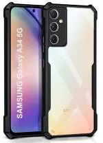 HUPSHY Back Cover For SAMSUNG Galaxy A54 5G, SAMSUNG A54 5G (Black, Flexible, Silicon, Pack Of: 1)