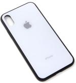 Mbcase Apple Iphone Xr White Glass, Silicon Back Cover