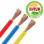 AVRUM ELECTRIC COPPER WIRE FR PVC INSULATED 1 MM 180MTR /RED