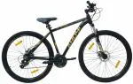 Ahoy! Propane 2.4 24 Gear Mountain Cycle 29T | MTB Bicycle with Shimano gear For (12+ Yrs) (5.6+ Height) | Alloy Hardtail Mountain Bicycle For Men & Women (Black and Gold)