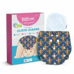 Bumtum Ultrahygiene Freesize Cloth Diaper for Babies | 250* time  Washable & 3-5 Absorbency long lasting dryness free size  Reusable Diaper Teddy Extra Soft Cloth Diaper - Pack Of 1