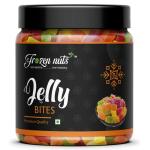 FROZEN NUTS Jelly Bites | Natural and Tasty Sugar Coated Jelly Candy | Sweet and Juicy Jelly Candies Jar Pack- 400gram