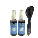 QUICK NUBUCK & SUEDE SHOE POLISH Nubuck and Suede Shoe Polish | Color - Navy Blue | Pack 2 x 50 ML | Nubuck and Suede Renovator