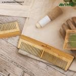 Avino Natural Handmade Neem Wood French Comb For Hairs Eco-Friendy Wooden Comb For Men & Women