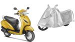 Sheen Two Wheeler Cover for Honda (Activa, Black)
