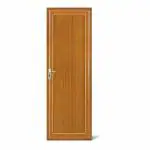 Sintex PVC Indiana Door Coffee Wood 81X30 inch