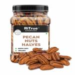 RiTrue l Exotic Pecans Nuts l 200 GM l USA Organic Pecan Nuts Halves l Vegan | Handpicked | NON GMO | Preservative Free
