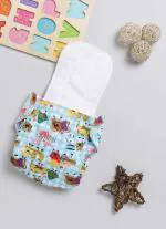 Royal brats Reusable diaper funny cartoon print|Blue base|