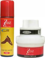 Zedz Combo Of Leather Liquid Polish And Shoe Cream