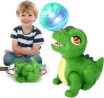 SHIVAARO Dancing Robot with Music, Robot for Kids with 3D Flashing Lights, 360 Degree Rotation Toy Robot for Kids -Plastic,Multi Color