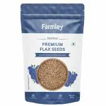 Farmley Flax Seeds 200g Alsi Seeds Fibre Rich Flax Seeds for Hair Growth Seeds for Eating