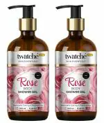 Twatche Gold Rose Shower Gel | Skin Essentials | Refreshing Shower Gel 300 Ml (Pack of 2)