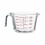 PUREFIT Glass Measuring Cup Milk Measuring Cups, 1000ml, Pack of 1