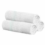 VORDVIGO 100% Cotton Ultra Soft, Super Absorbent, Antibacterial Hand Towel Set, 200 GSM, Size- 14*21 inch (White)- Pack of 3