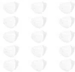 Wellstar 6 Layers N95 / KN95 FFP2 Multi level Filtration & Protection, Resuable, keep highly secure from Viruses Anti Pollution, Anti Bacterial, Anti Virus Without Respirator, Approved and Certified Face Mask FM_202A (White, Free Size, Pack of 15)